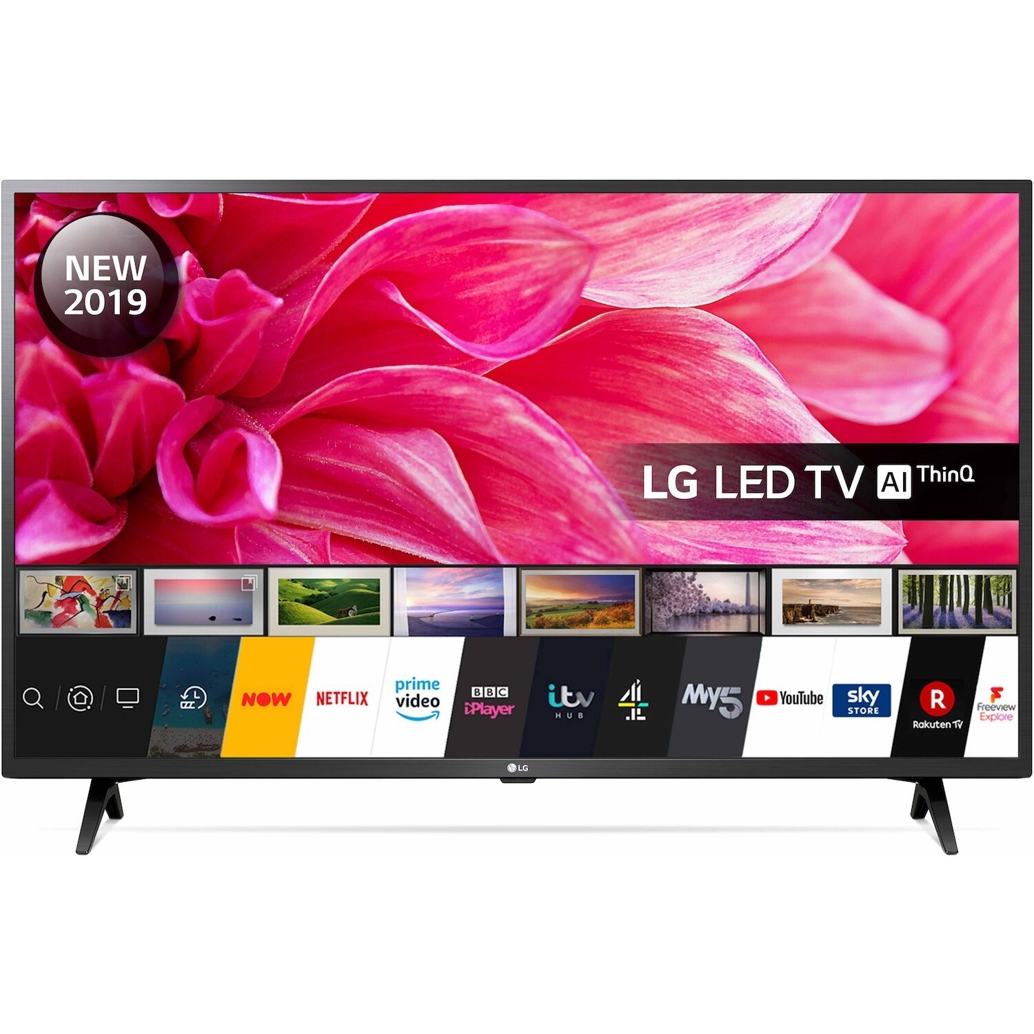 Refurbished LG 43 1080p Full HD with HDR LED Freeview HD Smart TV