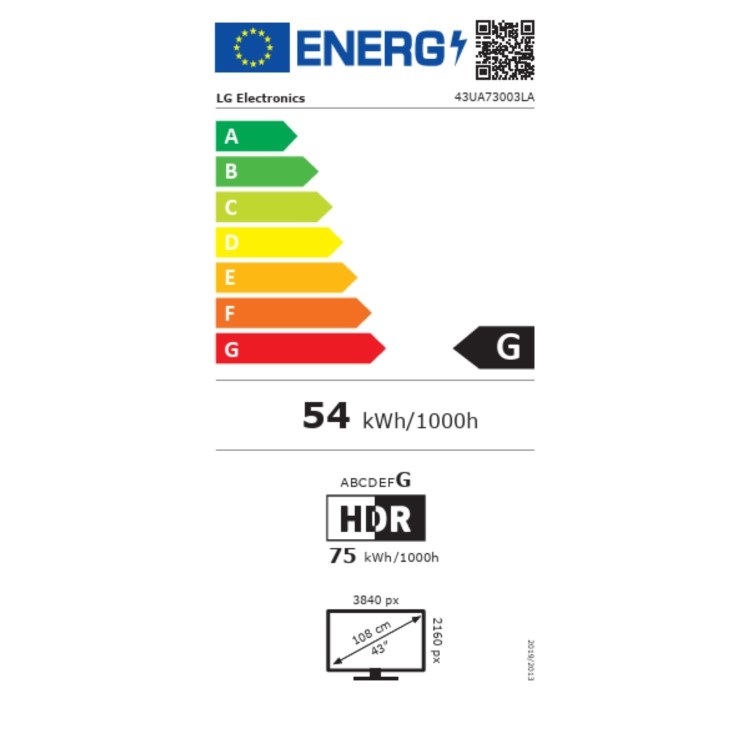 LG 43UA73003LA 43" 4K Ultra HD Smart TV