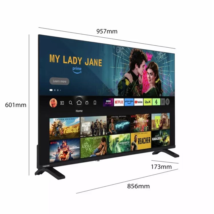 Toshiba 43UF2653DB 43 inch Smart 4K Ultra HD HDR LED TV