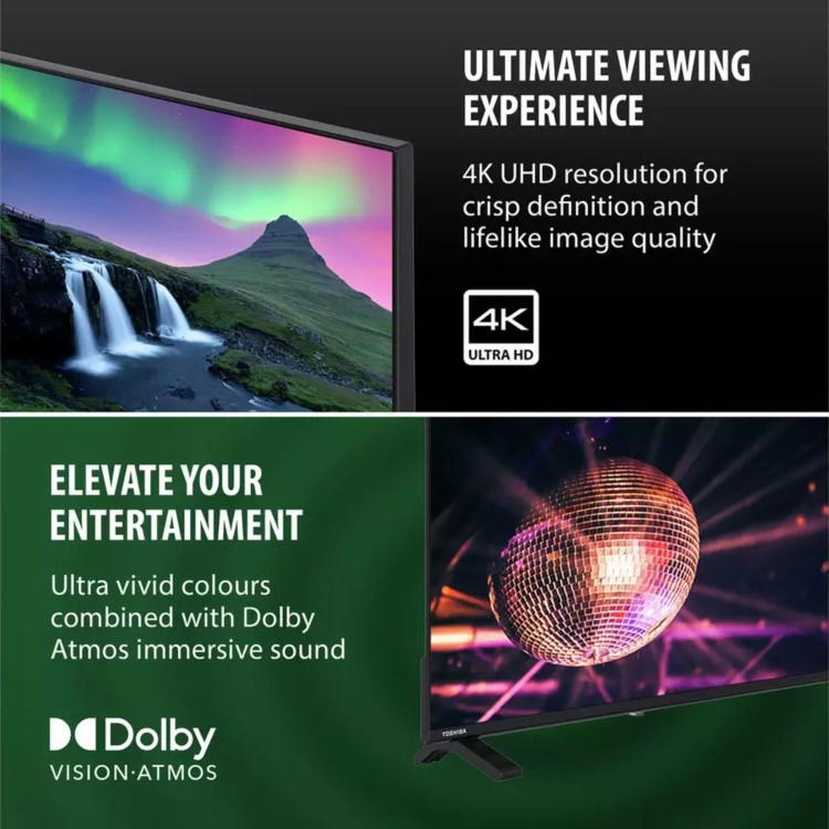 Toshiba 43UF2653DB 43 inch Smart 4K Ultra HD HDR LED TV