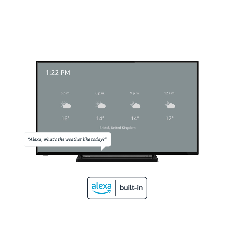 Refurbished Toshiba UK3C 43" 4K Ultra HD with HDR10 LED Freeview Play Smart TV