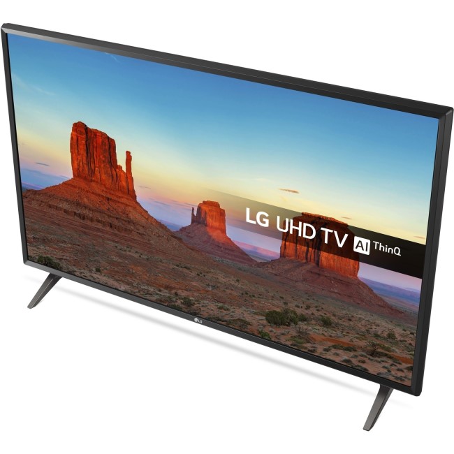GRADE A2 - 49" LG 49UK6300PLB 4K Ultra HD HDR LED TV with Freeview HD and Freesat 77640580/1/49UK6300PLB | Appliances Direct