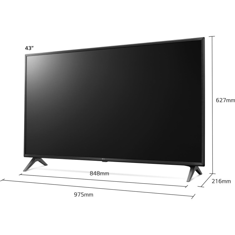 LG 43UM7100PLB 43" 4K Ultra HD HDR Smart LED TV with Freeview Play