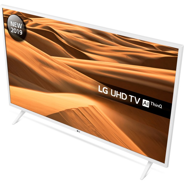 LG 43UM7390PLC 43" 4K Ultra HD Smart HDR LED TV with Freeview HD and Freesat - White