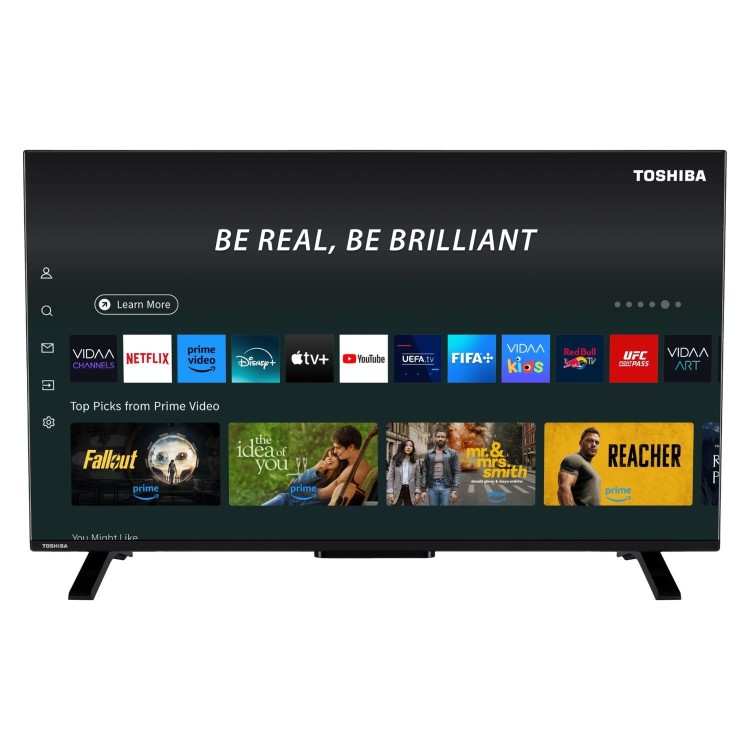 Toshiba 43UV2F53DBU 43-Inch 4K UHD Smart TV  Dolby Vision HDR10 & VIDAA OS