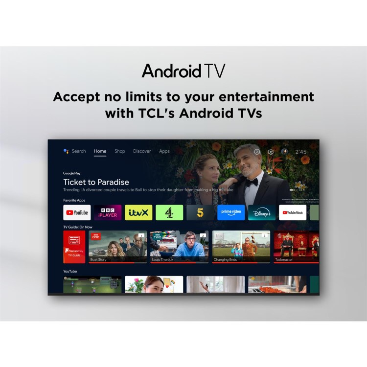 TCL 43V5C-UK 43" FHD TV Google Smart TV