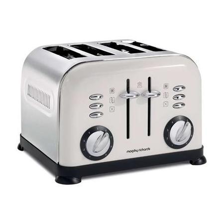 Morphy Richards 44037 Accents White 4 Slice Toaster