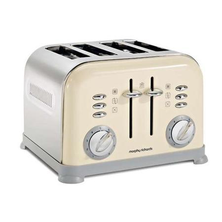 Morphy Richards 44038 Accents Country Cream 4 Slice