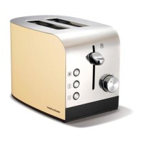 Morphy Richards 44205 Accents Cream Stainless Stl 2 Slice Toaster