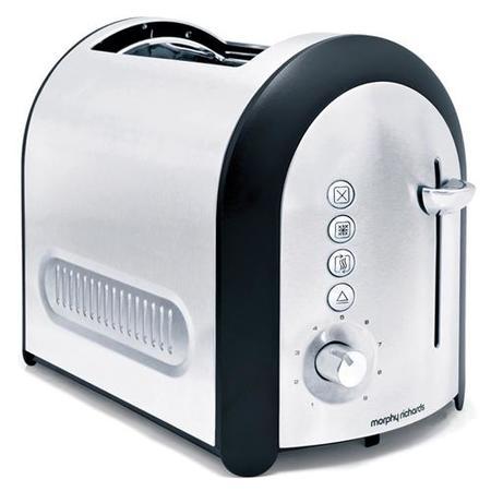 Morphy Richards 44341 Meno 2 Slice Toaster Brushed Stainless Steel