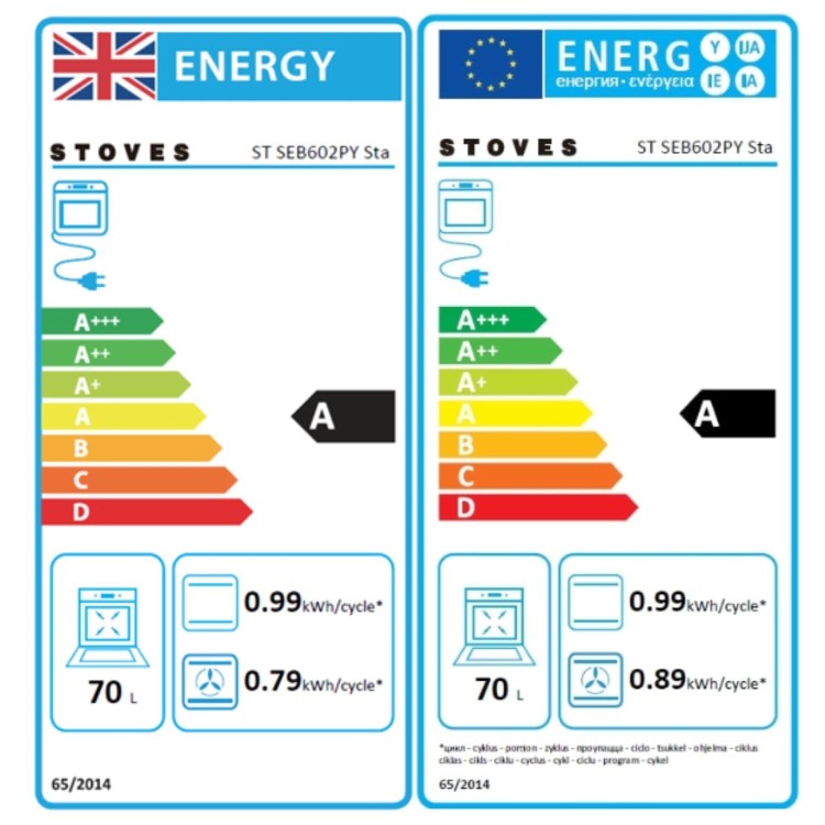 Stoves 444410036 73L Single Multifunction Oven - Stainless Steel