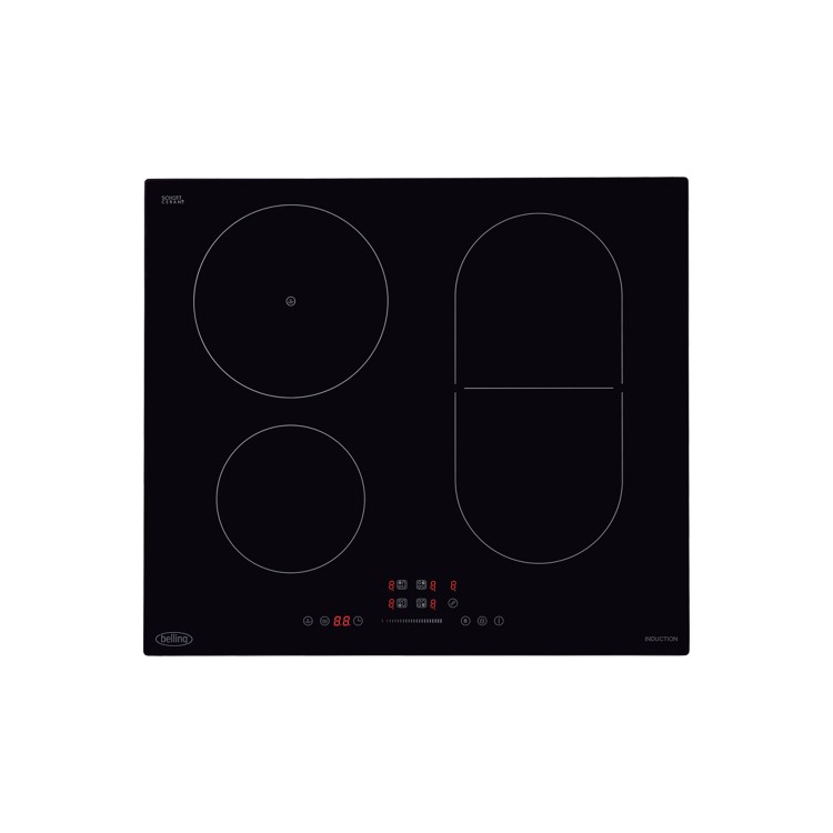 Belling 60cm 4 Zone Induction Hob with Linkable Zone