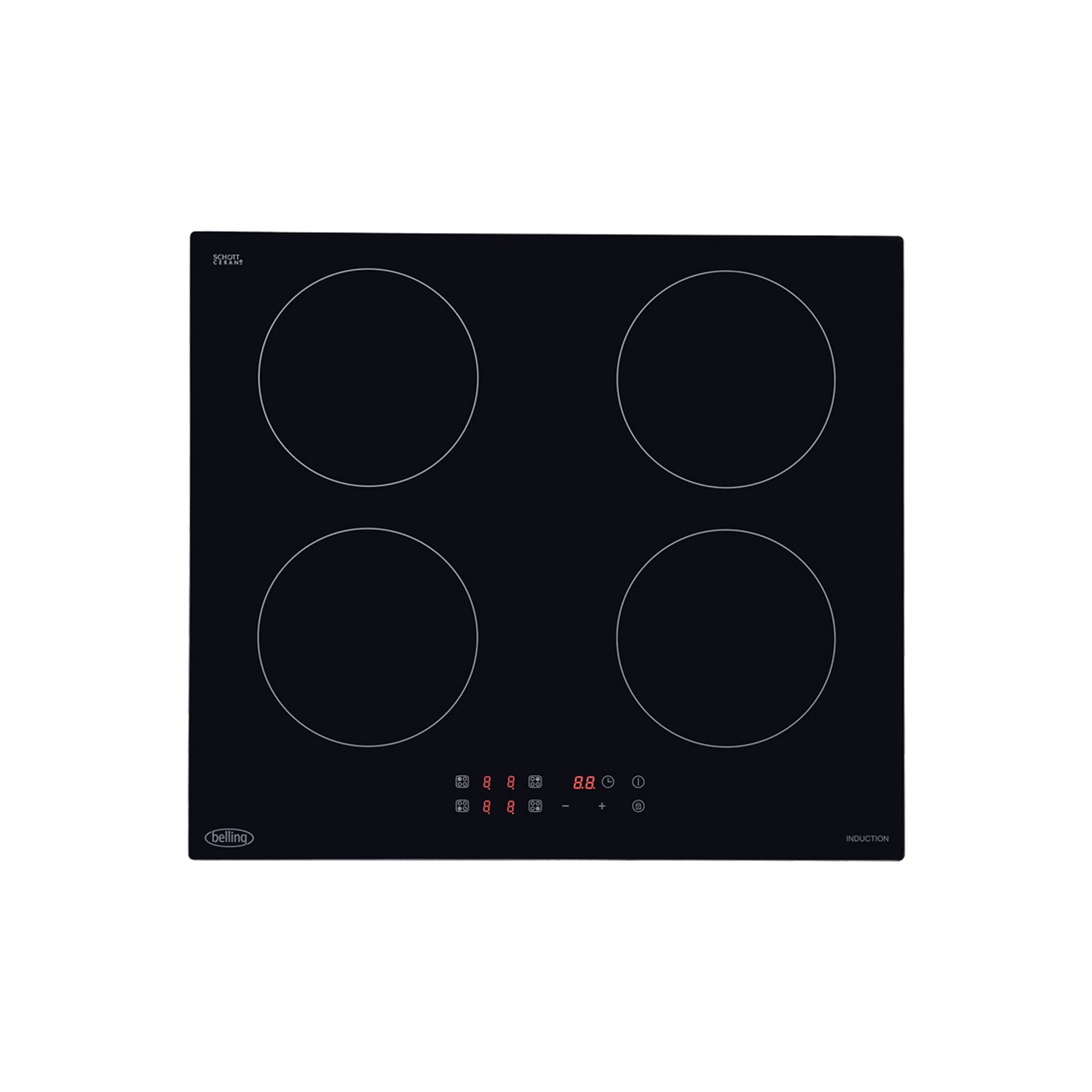 Belling IHT6013 60cm 4 Zone Induction Hob