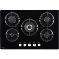 Belling 75cm Gas on Glass 5 Burner Gas Hob - Black