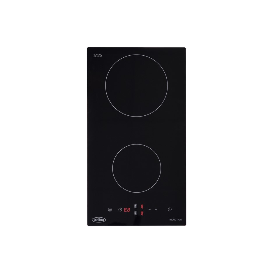 Belling IH302T 30cm Touch Control Two Zone Induction Hob Black