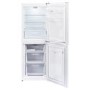 Refurbished Lec TF55158W Freestanding 208 Litre 50/50 Frost Free Fridge Freezer Silver