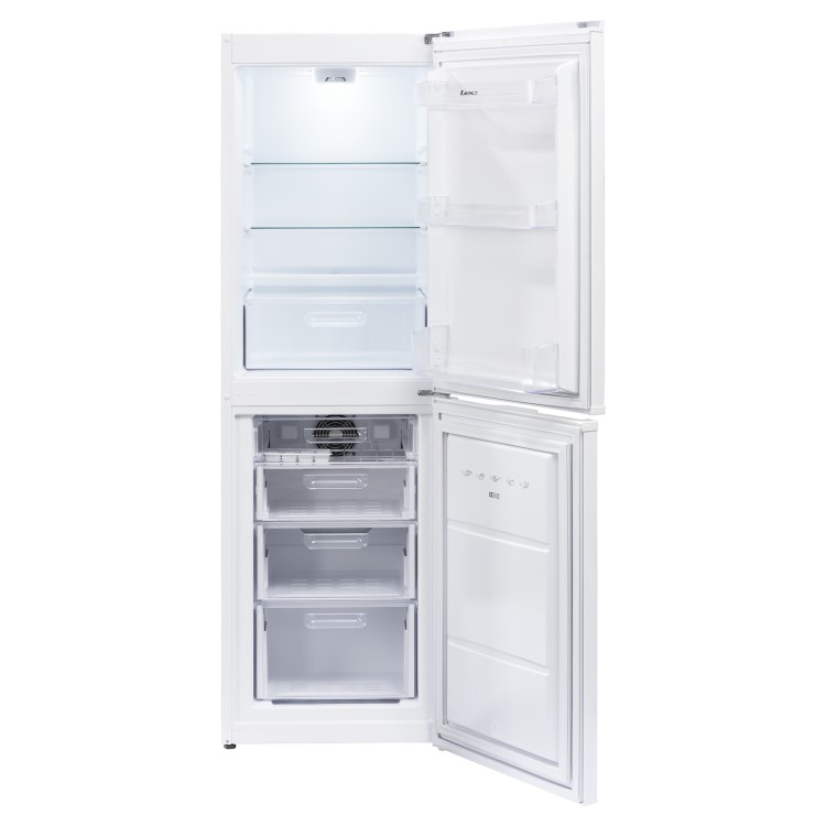 Refurbished Lec TF55178W Freestanding 149 Litre 50/50 Frost Free Fridge Freezer White