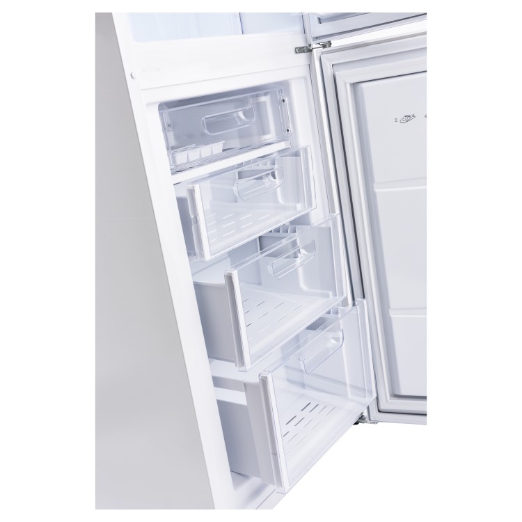Refurbished Lec TF55178W Freestanding 149 Litre 50/50 Frost Free Fridge Freezer White