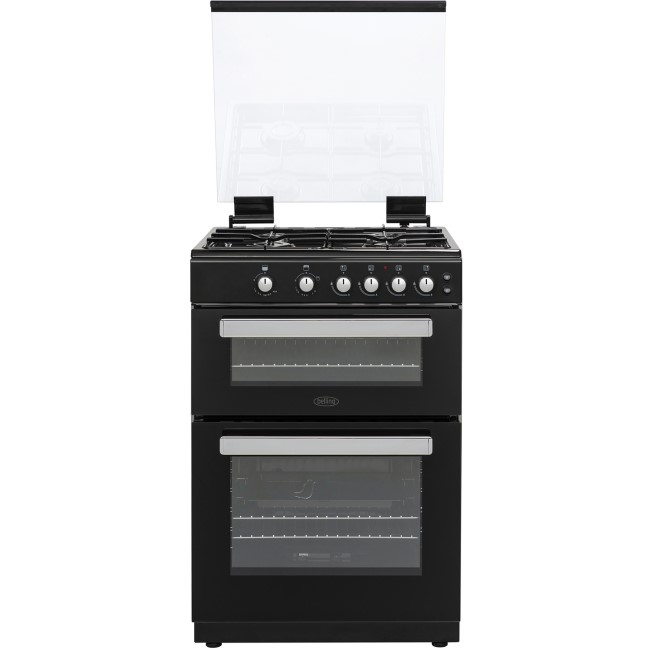Belling FSG608Dc 60cm Double Oven Gas Cooker - Black
