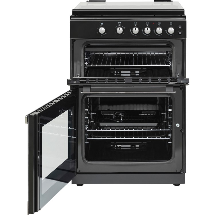 Belling FSG608Dc 60cm Double Oven Gas Cooker - Black