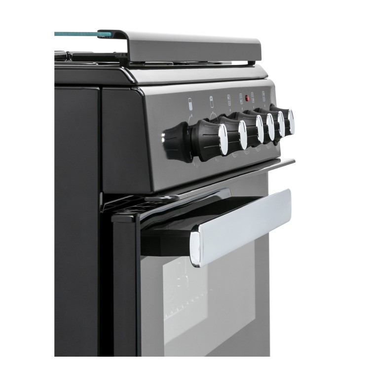 Belling FSG608Dc 60cm Double Oven Gas Cooker - Black