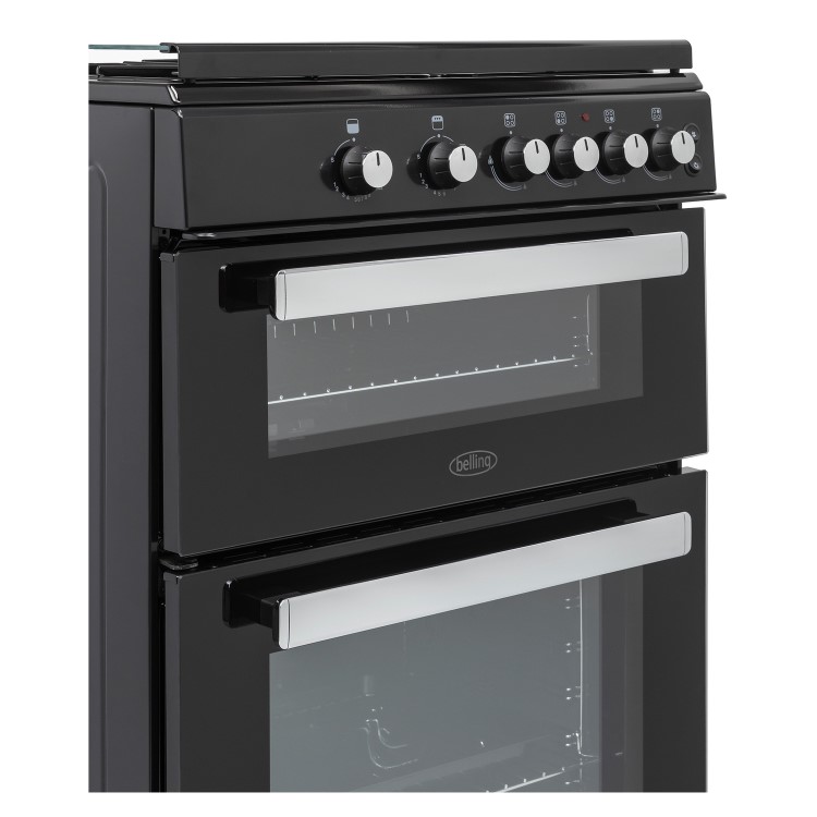 Belling FSG608Dc 60cm Double Oven Gas Cooker - Black