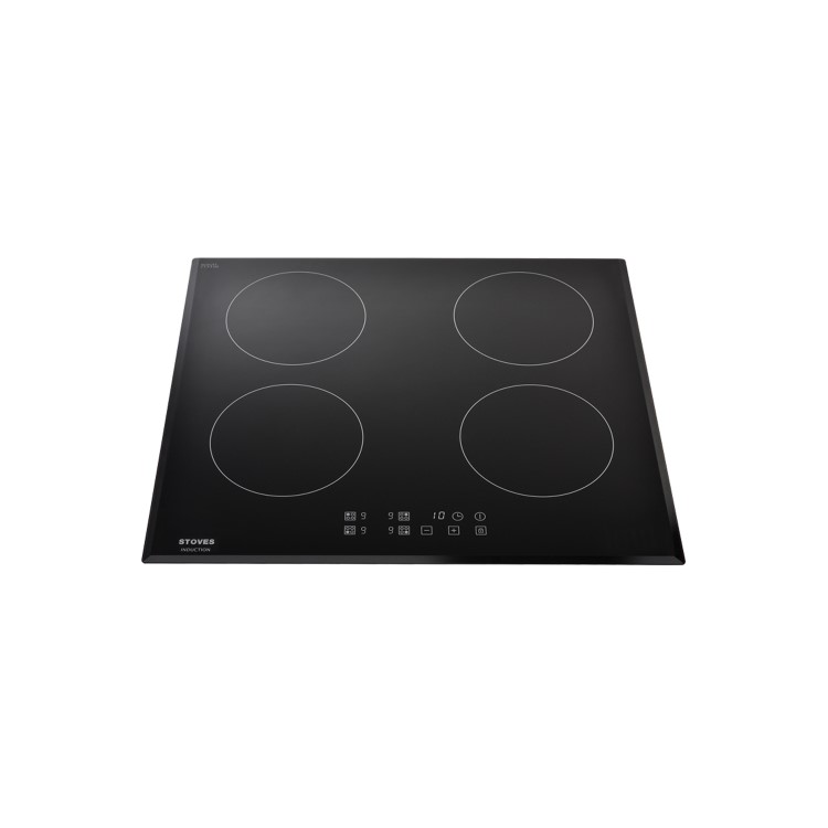 Stoves Touch Control 60cm 4 Zone Induction Hob With 13A Plug - Black