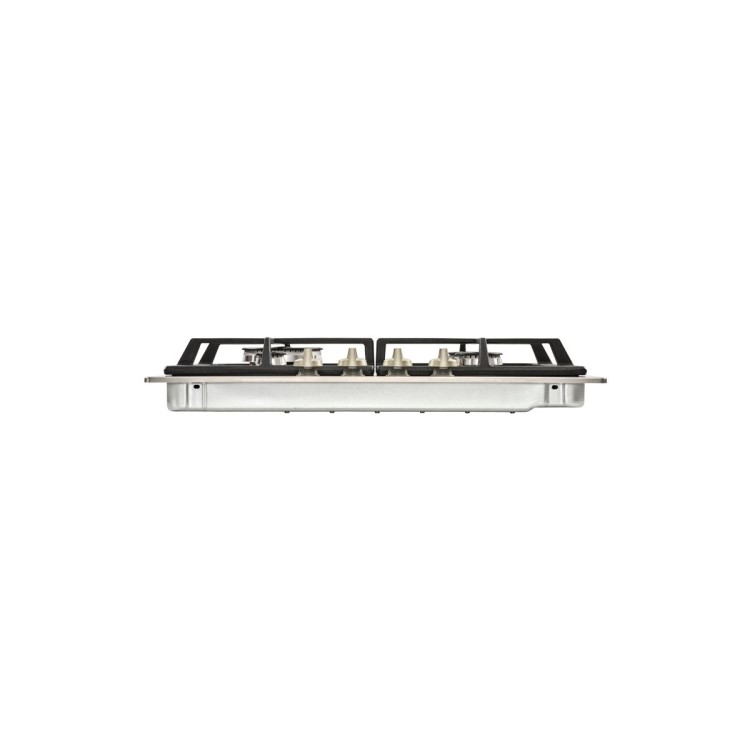 Refurbished Stoves GHU60C Front Control 58cm 4 Burner Gas Hob With Cast Iron Supports Stainless Steel