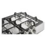 Refurbished Stoves GHU60C Front Control 58cm 4 Burner Gas Hob With Cast Iron Supports Stainless Steel