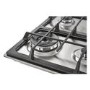 Refurbished Stoves GHU60C Front Control 58cm 4 Burner Gas Hob With Cast Iron Supports Stainless Steel
