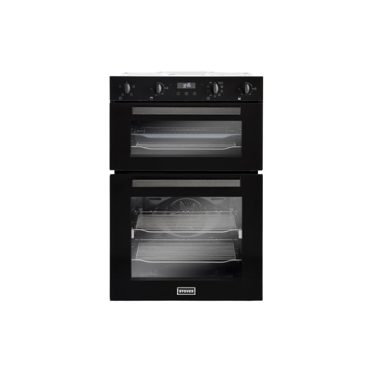 Stoves BI902MFCT Built-in Multifunction Double Oven - Black