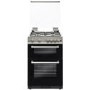GRADE A2 - New World DF600MD 60cm Dual Fuel Cooker With Glass Lid - Silver