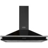 Stoves Richmond S900 90cm Chimney Cooker Hood With Rail - Black