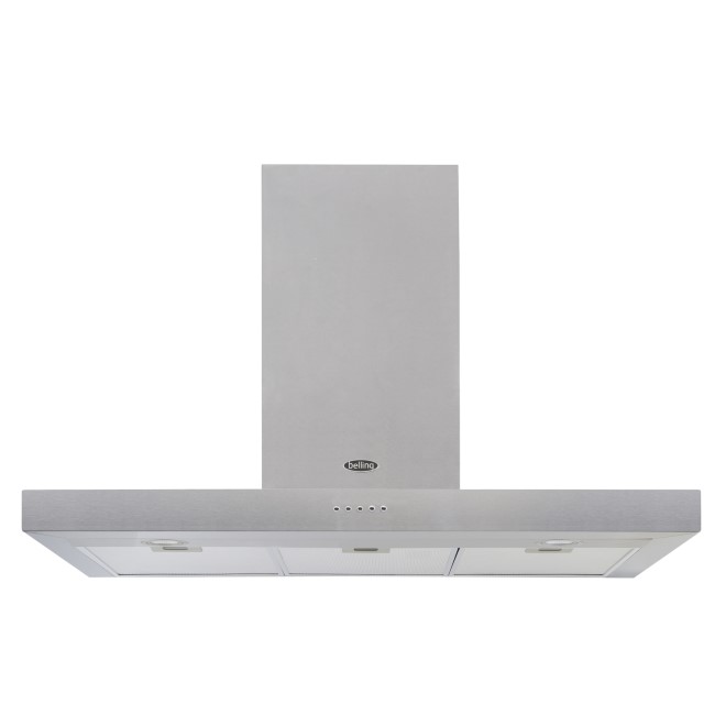 Belling Cookcentre 100cm Chimney Cooker Hood - Stainless Steel