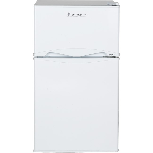 Lec T50084W 84x55cm Under Counter Top Mount Freestanding Fridge Freezer White 444410489
