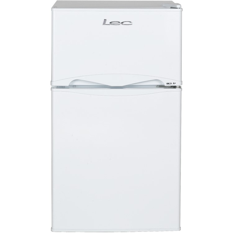 Lec T50084W 84x55cm Under Counter Top Mount Freestanding Fridge Freezer - White