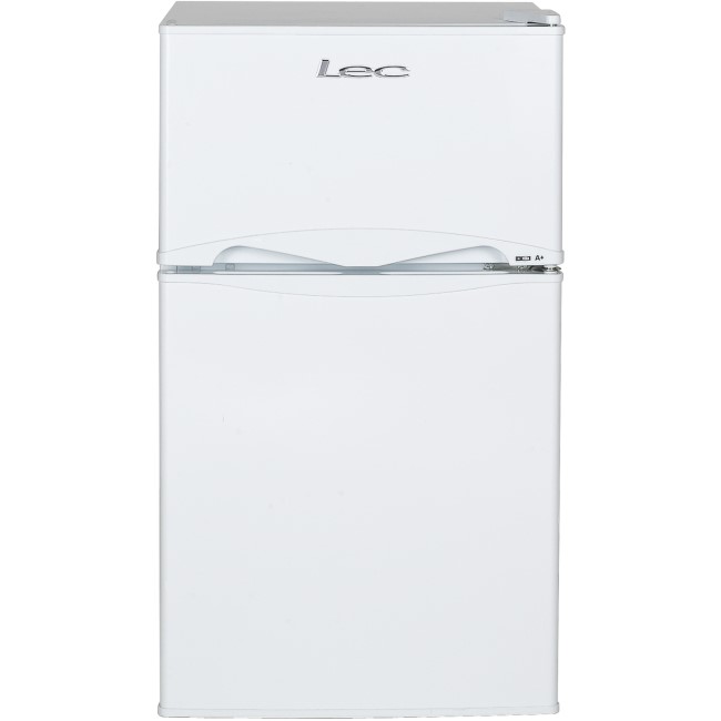 Lec T50084W 84x55cm Under Counter Top Mount Freestanding Fridge Freezer - White
