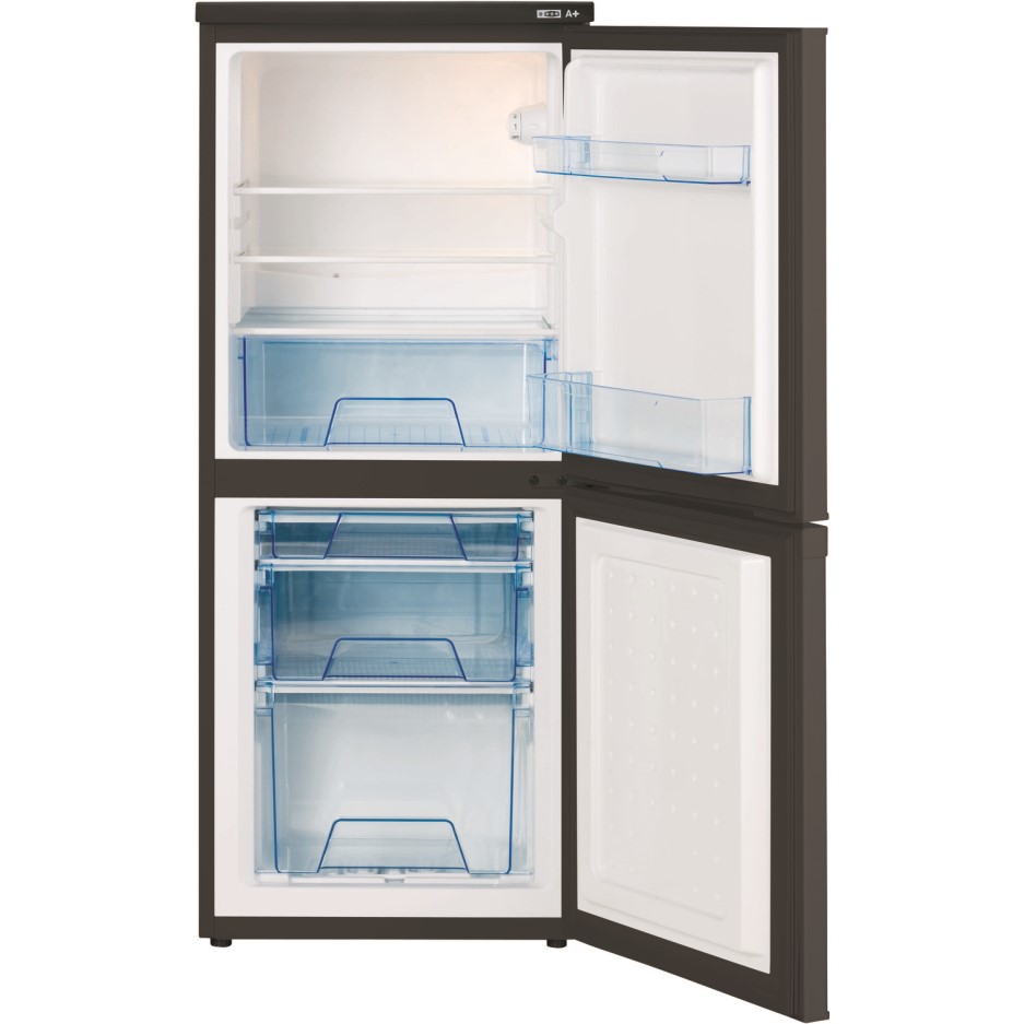 Lec 135 Litre 50/50 Freestanding Fridge Freezer Black 444410491