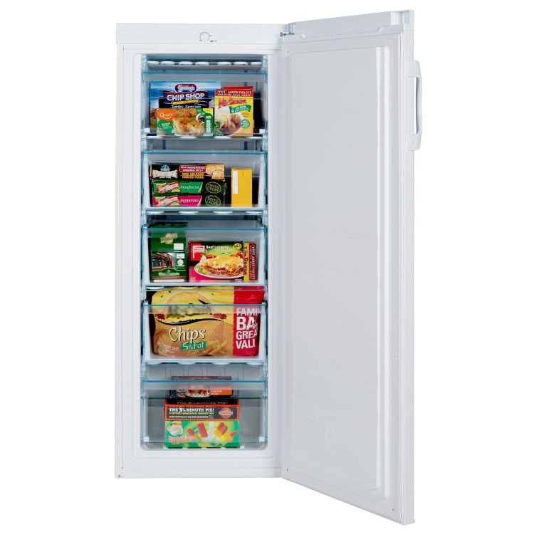 Lec TU55144W 157L 142x55cm Freestanding Freezer - White