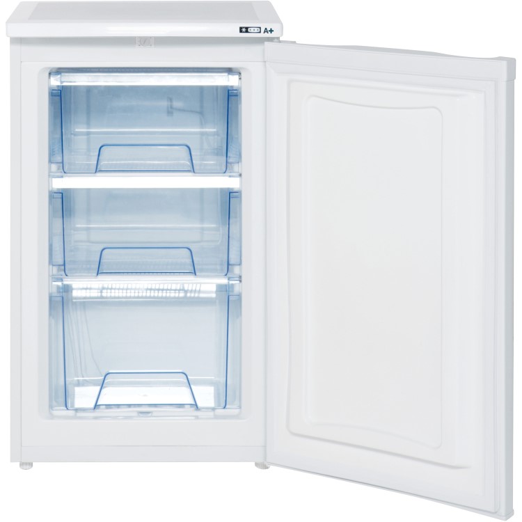 Refurbished Lec U5010W Freestanding 68 Litre Freezer White