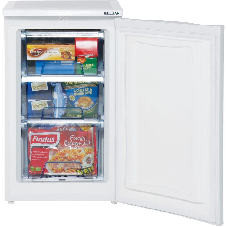 Refurbished Lec U5010W Freestanding 68 Litre Freezer White