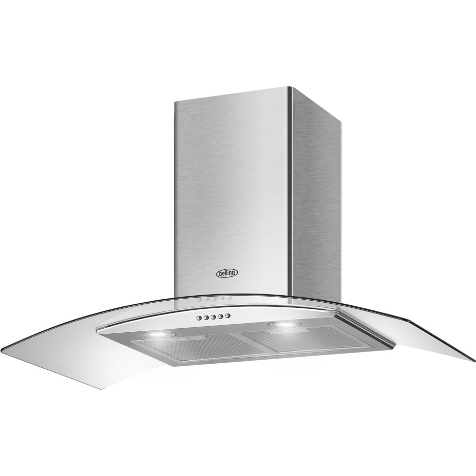 Belling 60 GH 60cm Chimney Cooker Hood Stainless Steel 444410716 Appliances Direct