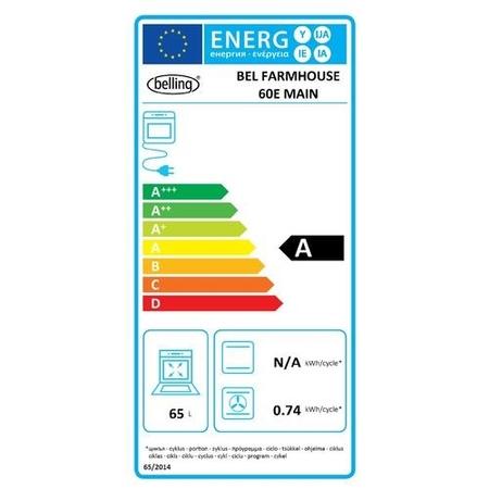 Belling Farmhouse 60E 60cm Double Oven Electric Cooker - Silver