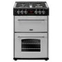 GRADE A3 - Belling Farmhouse 60DF 60cm Double Oven Dual Fuel Mini Range Cooker - Silver