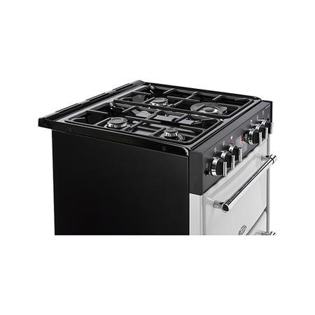 GRADE A3 - Belling Farmhouse 60DF 60cm Double Oven Dual Fuel Mini Range Cooker - Silver