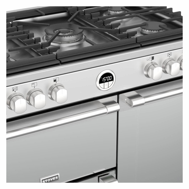 Stoves Sterling S900G 90cm Gas Range Cooker - Stainless Steel