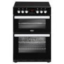 Belling Cookcentre 60E 60cm Double Oven Electric Cooker - Black