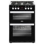 Belling Cookcentre 60cm Dual Fuel Cooker - Black