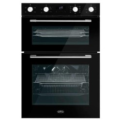 Belling ComfortCook Built-In Electric Double Oven - Black