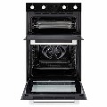 Belling ComfortCook Built-In Electric Double Oven - Black